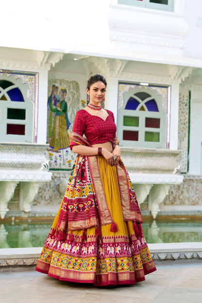 WEDDING SPECIAL PATOLA PRINTED LEHENGA CHOLI (WDN115) 02