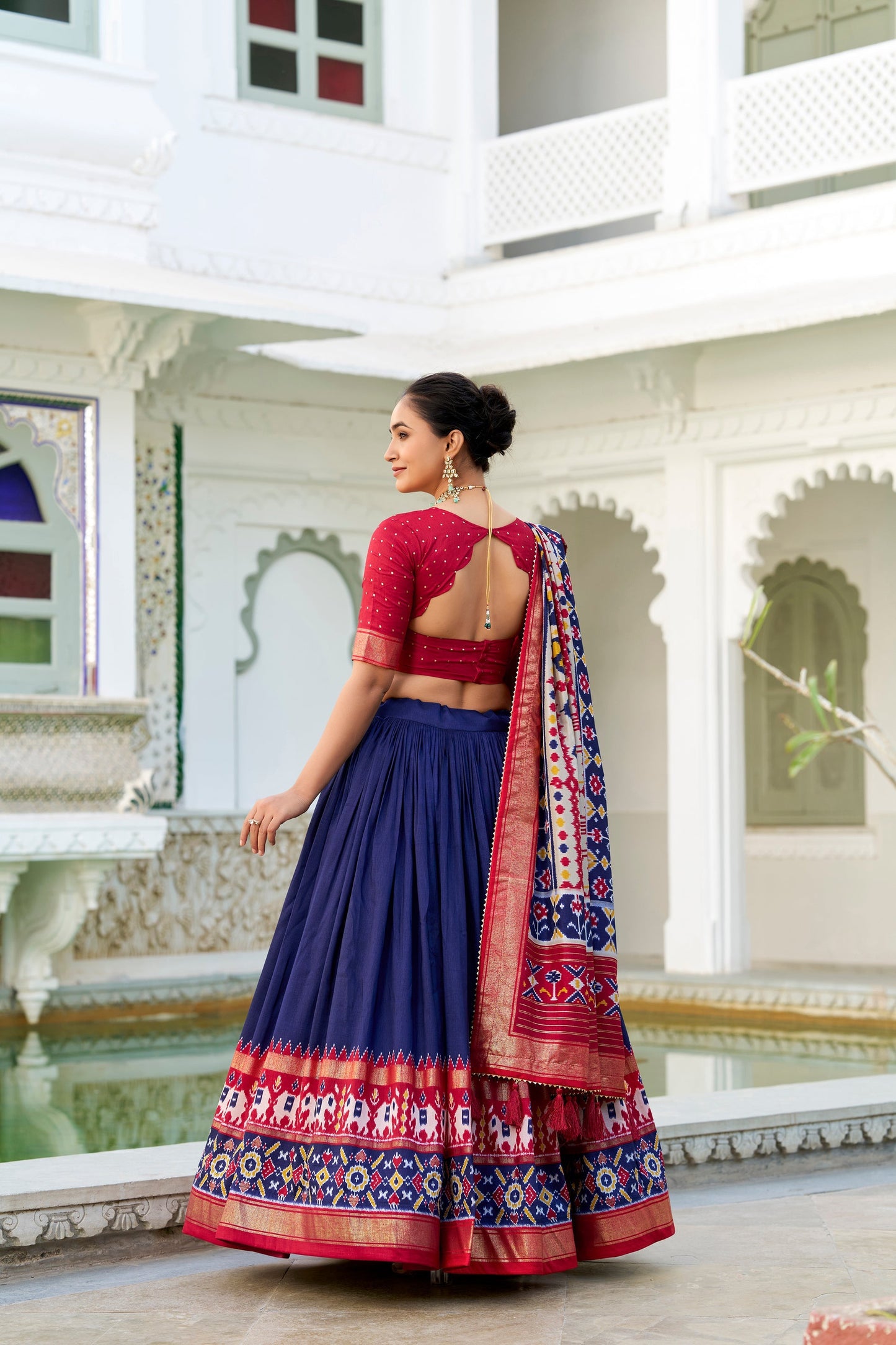 WEDDING SPECIAL PATOLA PRINTED LEHENGA CHOLI (WDN115) 03