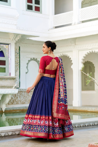 WEDDING SPECIAL PATOLA PRINTED LEHENGA CHOLI (WDN115) 03