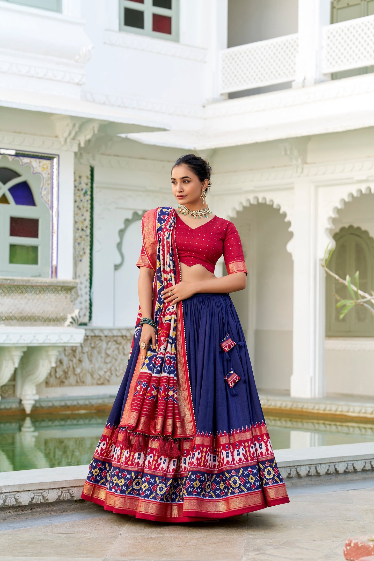 WEDDING SPECIAL PATOLA PRINTED LEHENGA CHOLI (WDN115) 03