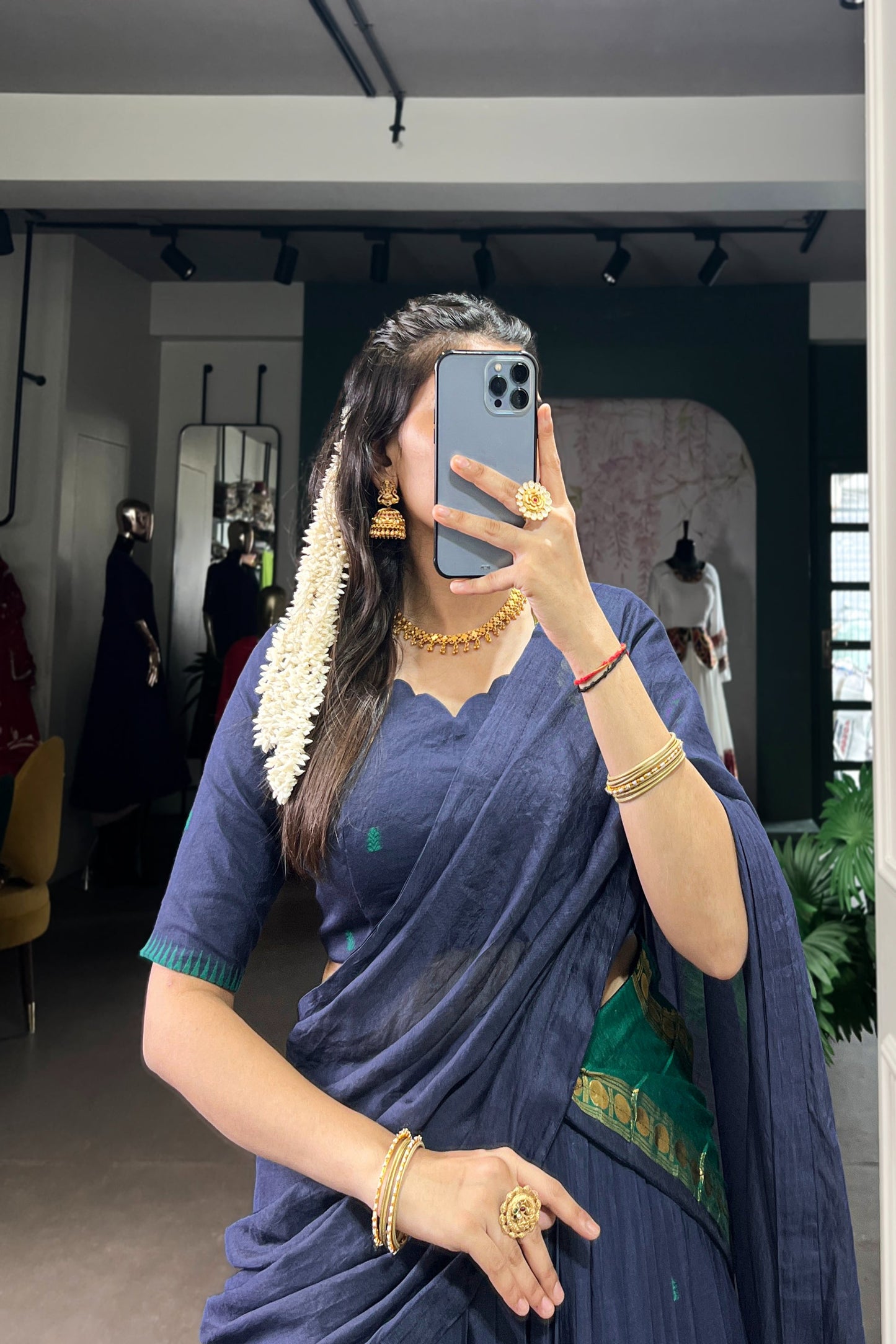 PURE CHANDERI ZARI WEAVING LEHENGA CHOLI WITH DUPATTA (WDN92) 04