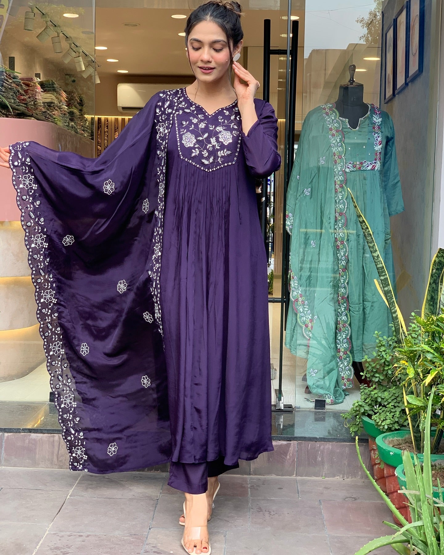 Simple yet elegant This is how we describe our latest launched dresses(NFRD415)