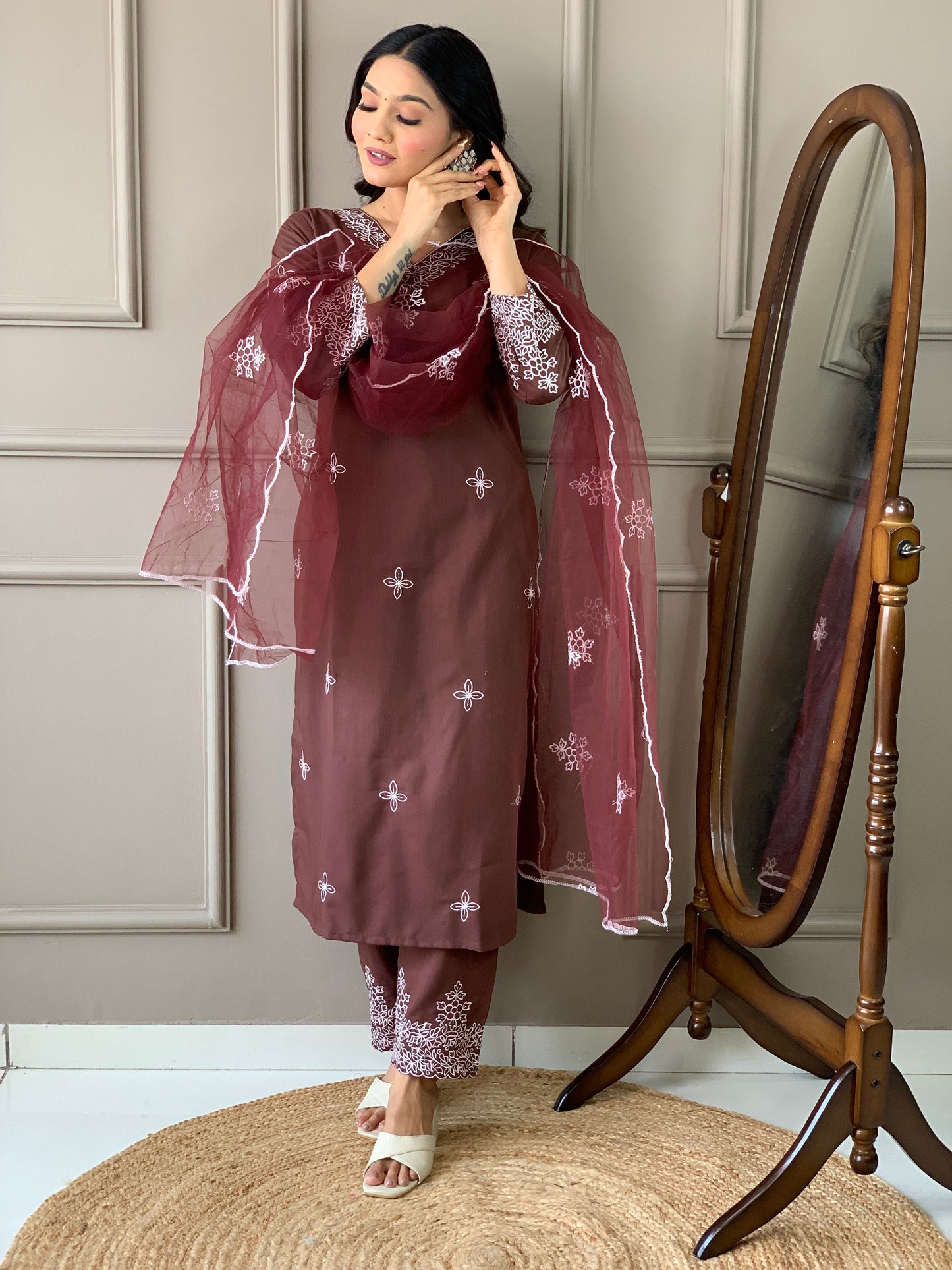 Our Exclusive Collection is here, to add a touch of tradition to your wardrobe(NFRD475)