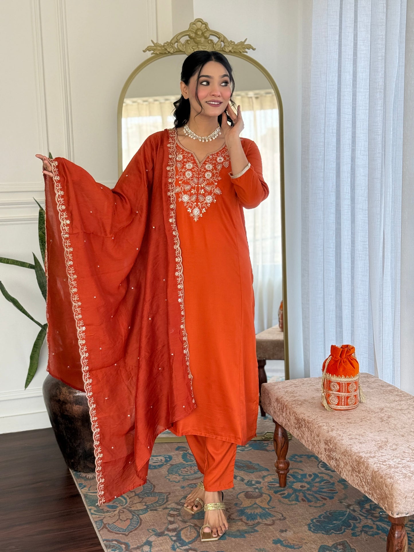 Enjoy your festival 🌞with our Very Beautiful 3ps Set(NFRD528)