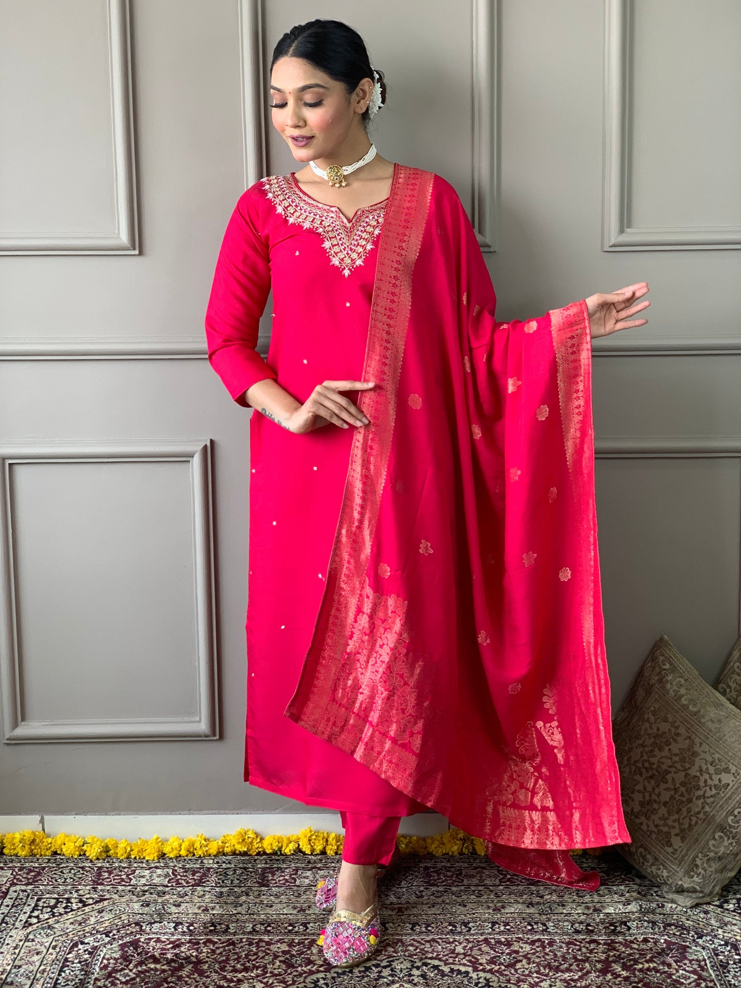 Simple yet elegant This is how we describe our latest launched dresse (NFRD574)
