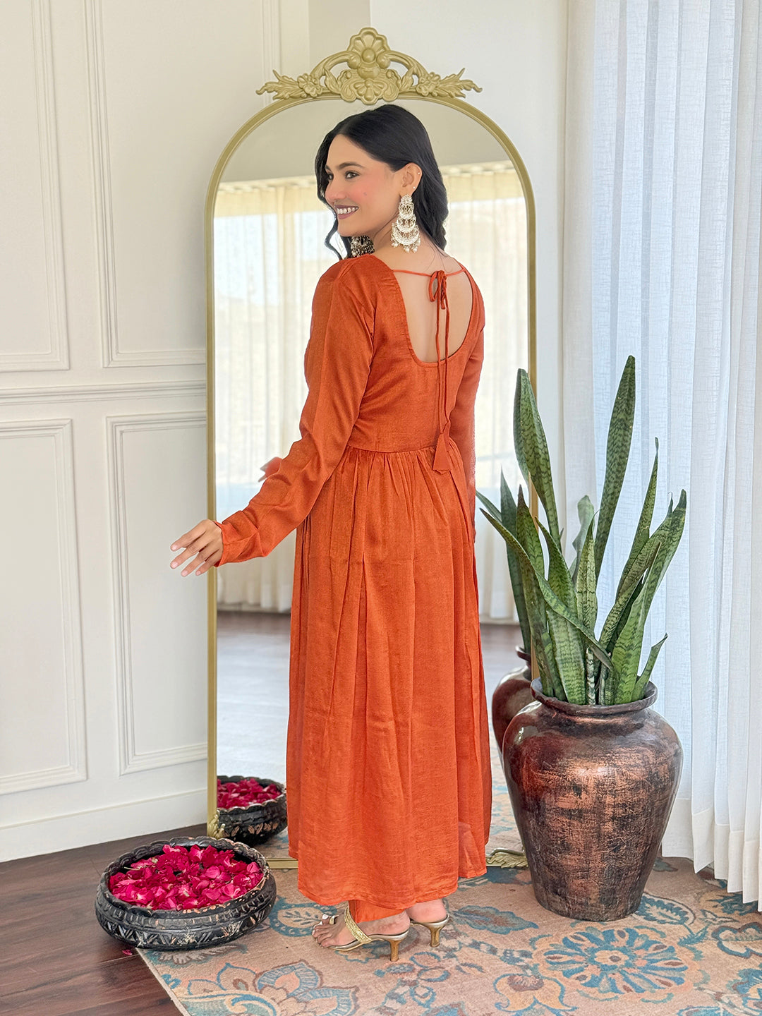Simple yet elegant This is how we describe our latest launched dresse (NFRD578)