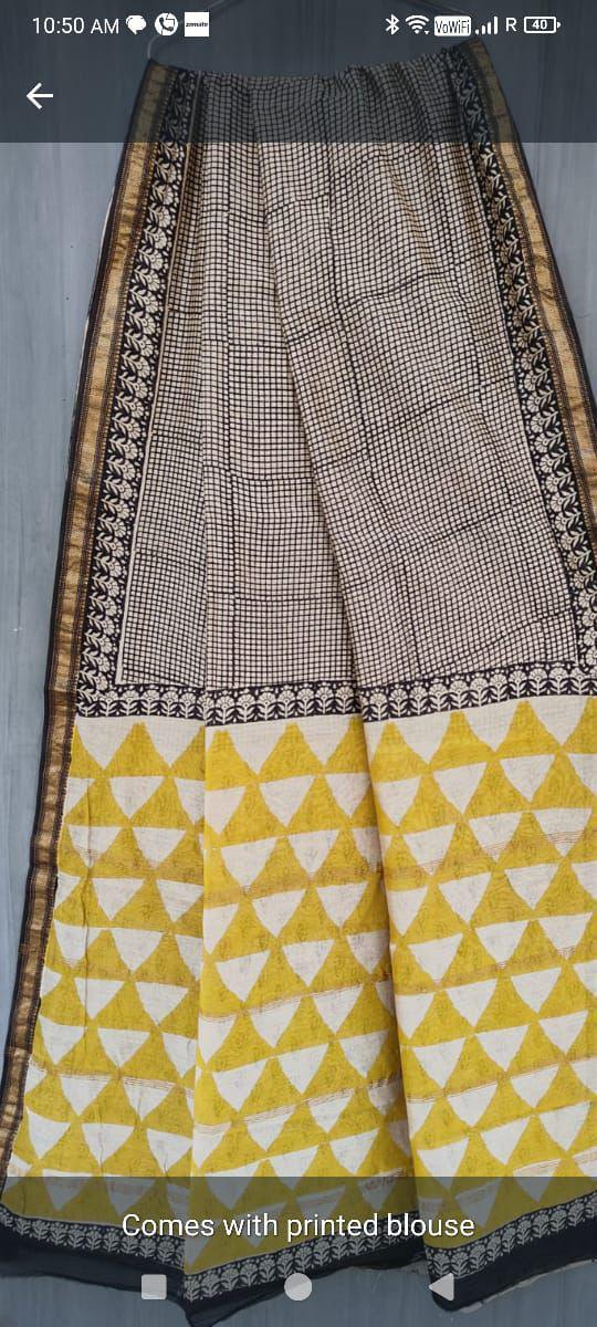 Premium Maheshwari Silk Saree (SWSRMAH89)