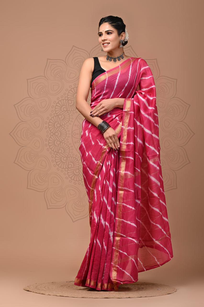 Premium Maheshwari Silk Saree (SWSRMAH62)