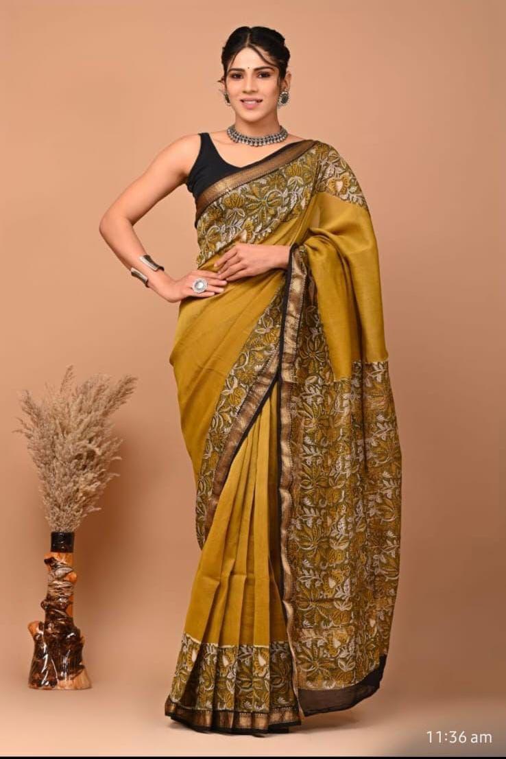 Premium Maheshwari Silk Saree (SWSRMAH66)