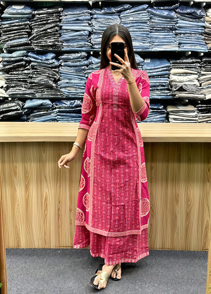 Stylish Printed Kurta Set with Dupatta for Everyday & Festive Wear(SWSK41)