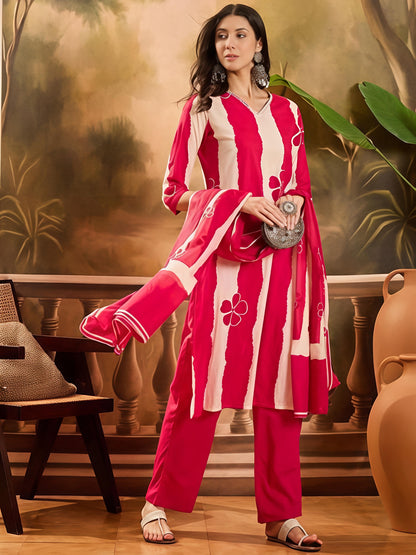 Designer Festive Wear Kurta Set with Statement Dupatta(SWSK43)