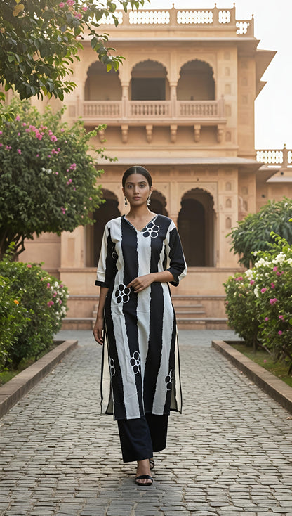 Designer Festive Wear Kurta Set with Statement Dupatta(SWSK43)