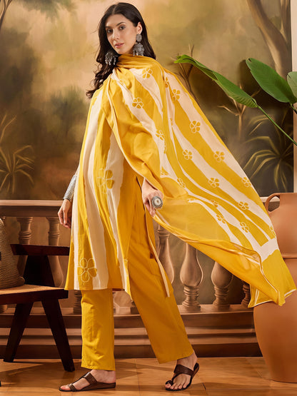 Designer Festive Wear Kurta Set with Statement Dupatta(SWSK43)