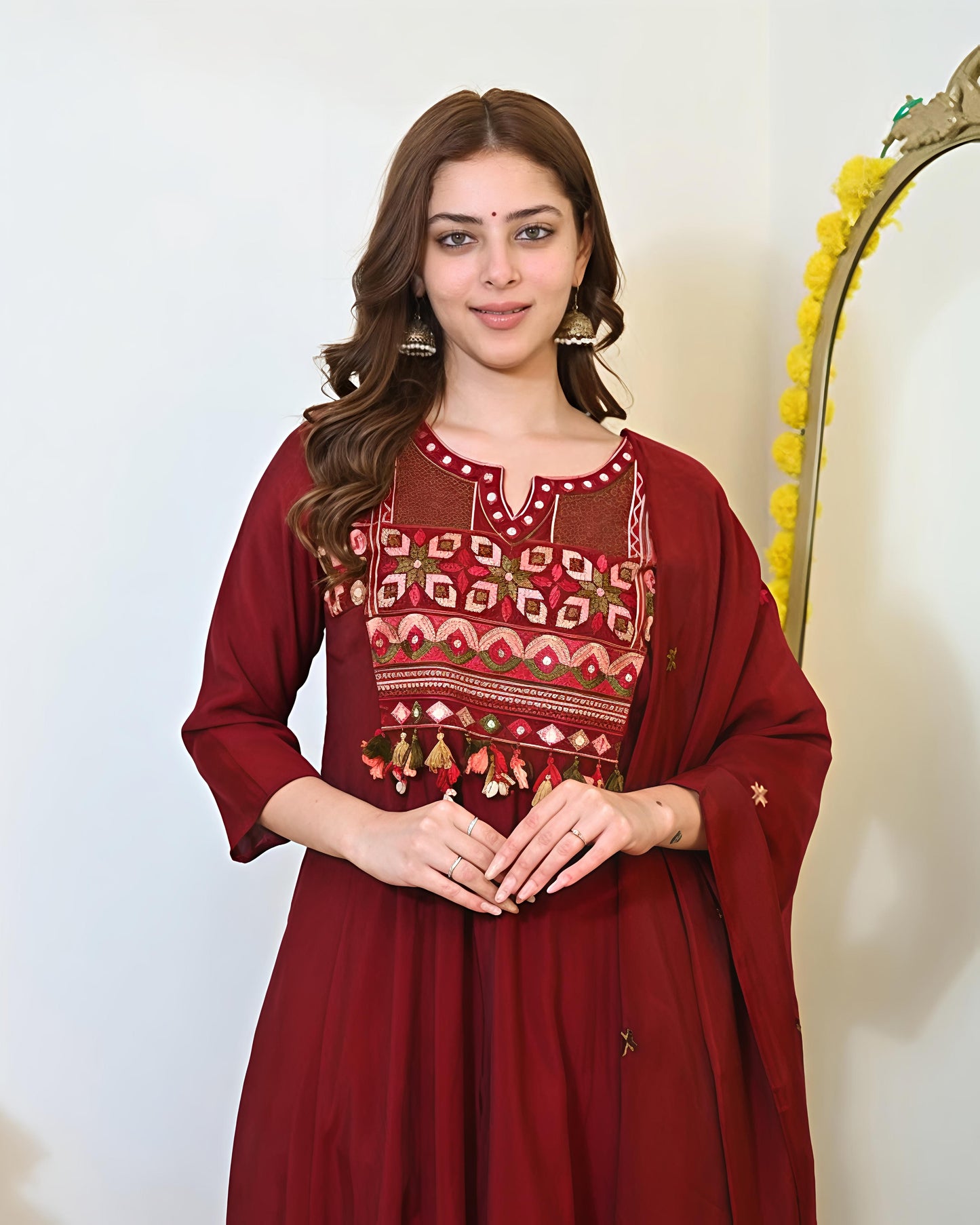 Artisanal Gotapatti Work Suit Set(SWSK45)