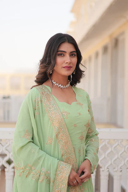 PREMIUM DESIGNER GOWN WITH DUPATTA(WD43)