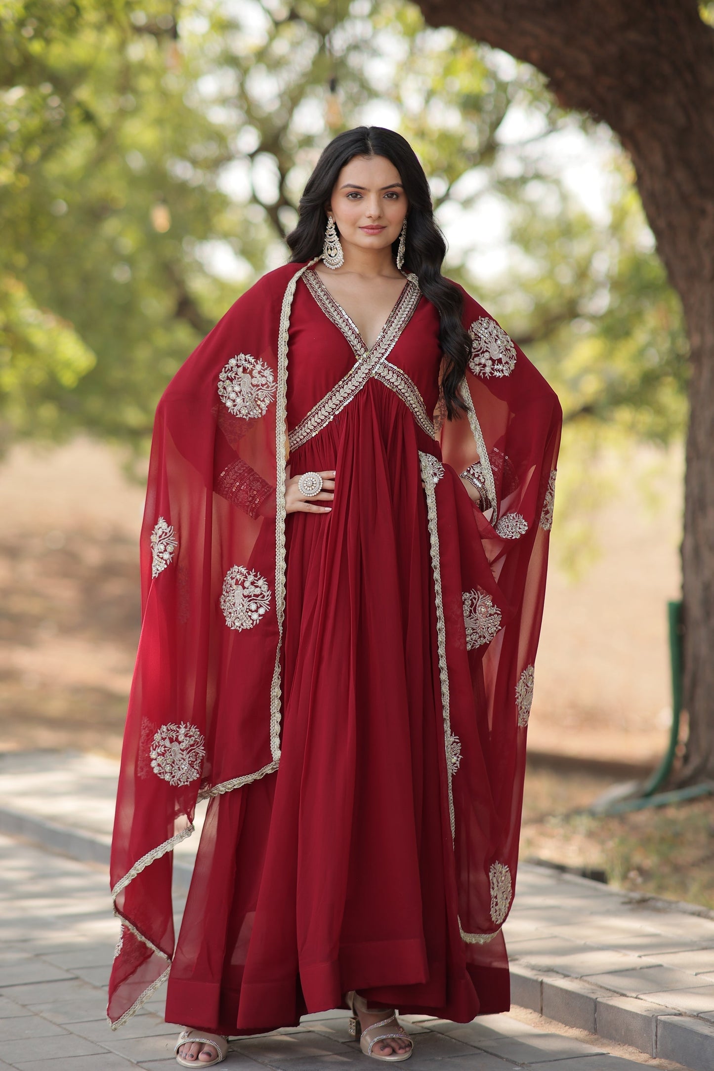 PREMIUM DESIGNER GOWN WITH DUPATTA (WDN26)