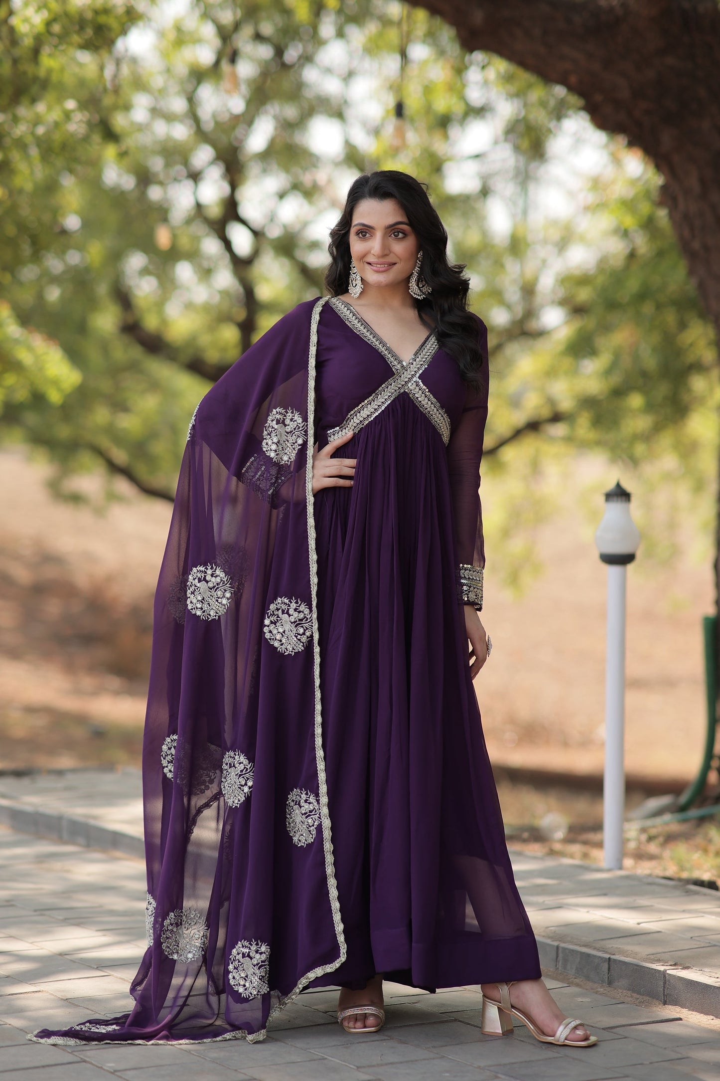 PREMIUM DESIGNER GOWN WITH DUPATTA (WDN26) 01