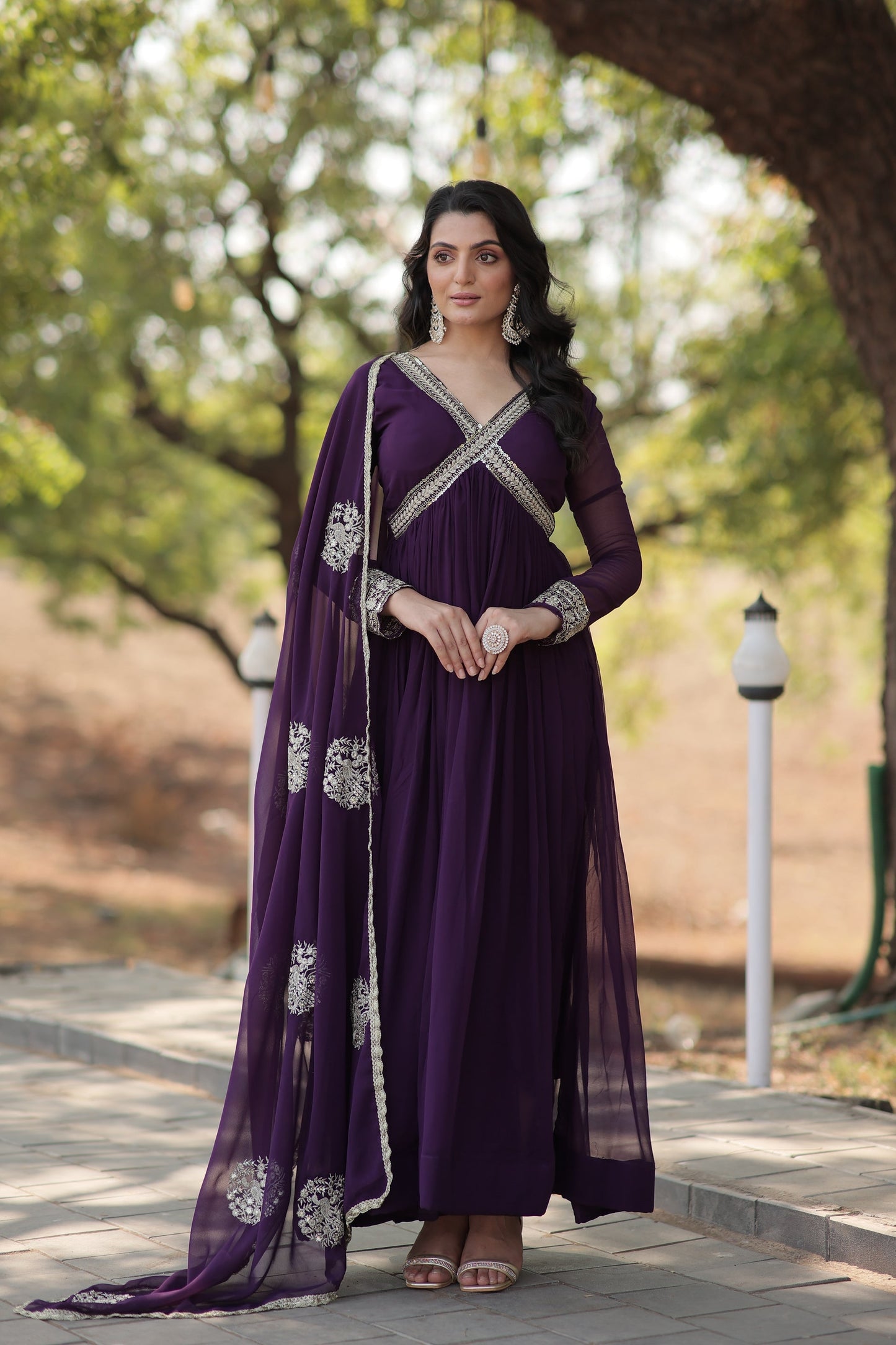 PREMIUM DESIGNER GOWN WITH DUPATTA (WDN26) 01