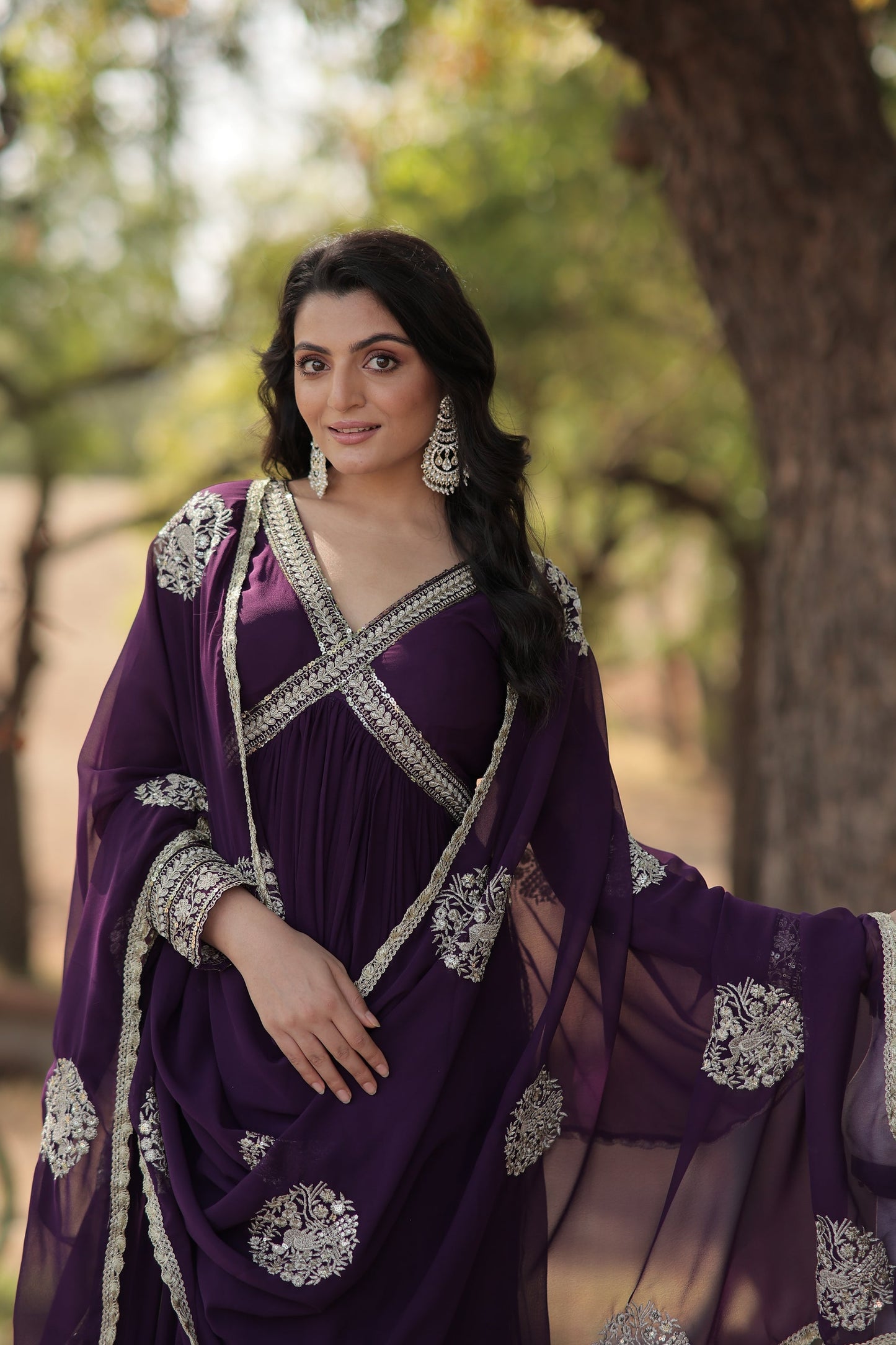 PREMIUM DESIGNER GOWN WITH DUPATTA (WDN26) 01