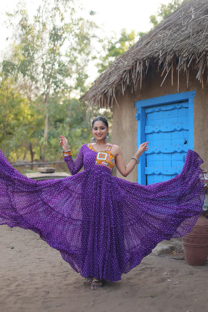 WOMENSAVTAR DESIGNER NAVRATRI GOWN