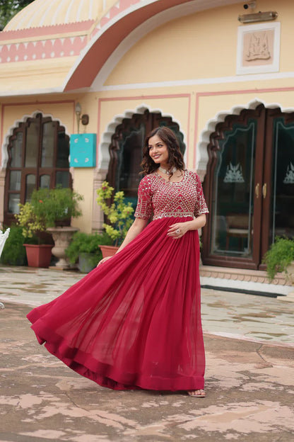 FESTIVE SPECIAL DESIGNER GOWN(WD45)
