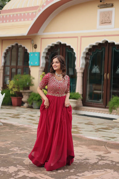 FESTIVE SPECIAL DESIGNER GOWN(WD45)