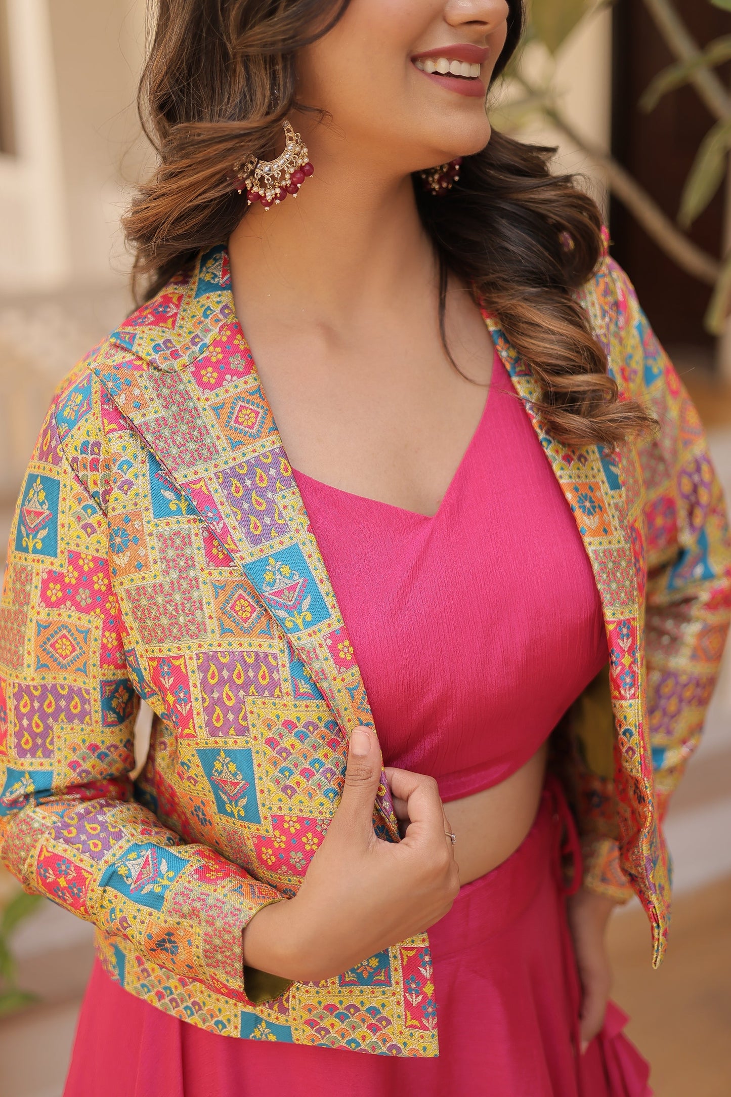 PREMIUM DESIGNER LEHENGA CHOLI WITH KOTI (WDN111)