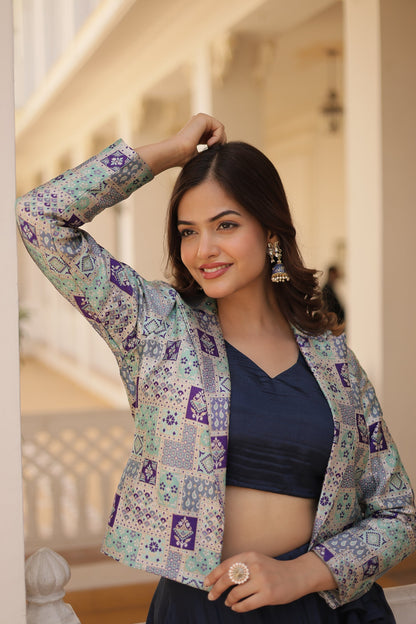 PREMIUM DESIGNER LEHENGA CHOLI WITH KOTI (WDN111) 01