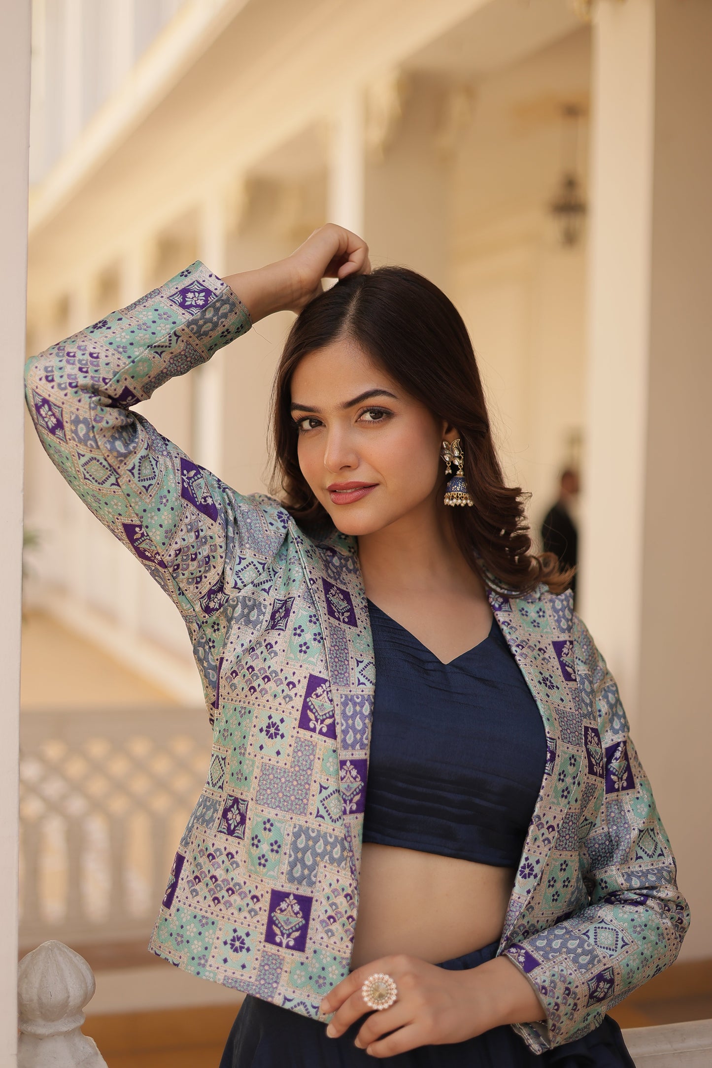 TILTON PREMIUM DESIGNER LEHENGA CHOLI WITH KOTI