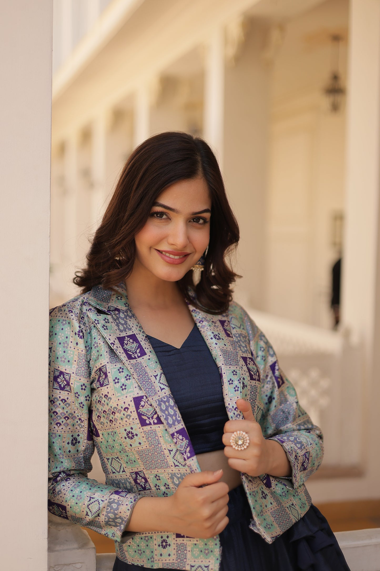 TILTON PREMIUM DESIGNER LEHENGA CHOLI WITH KOTI