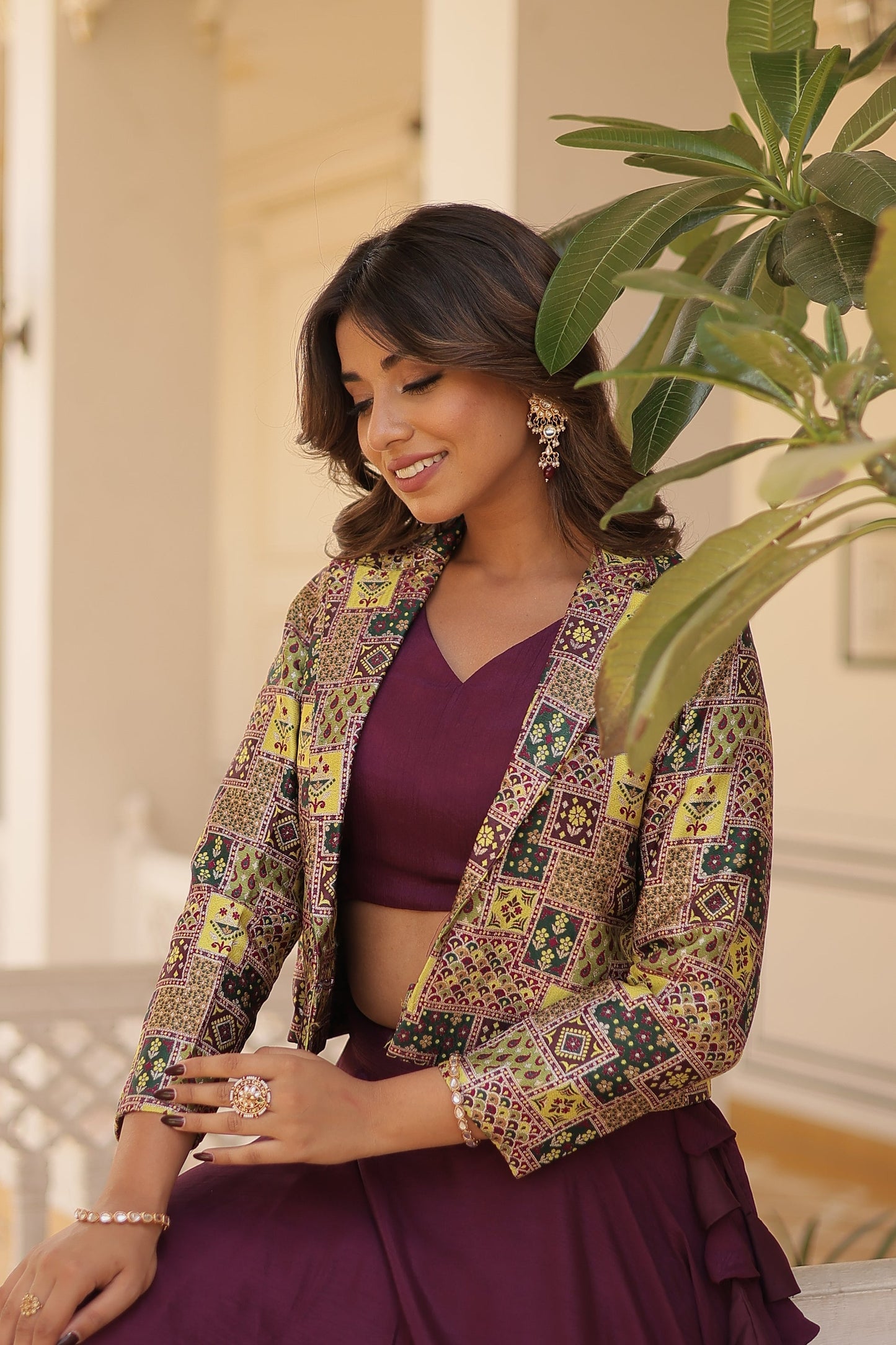 PREMIUM DESIGNER LEHENGA CHOLI WITH KOTI (WDN111) 02