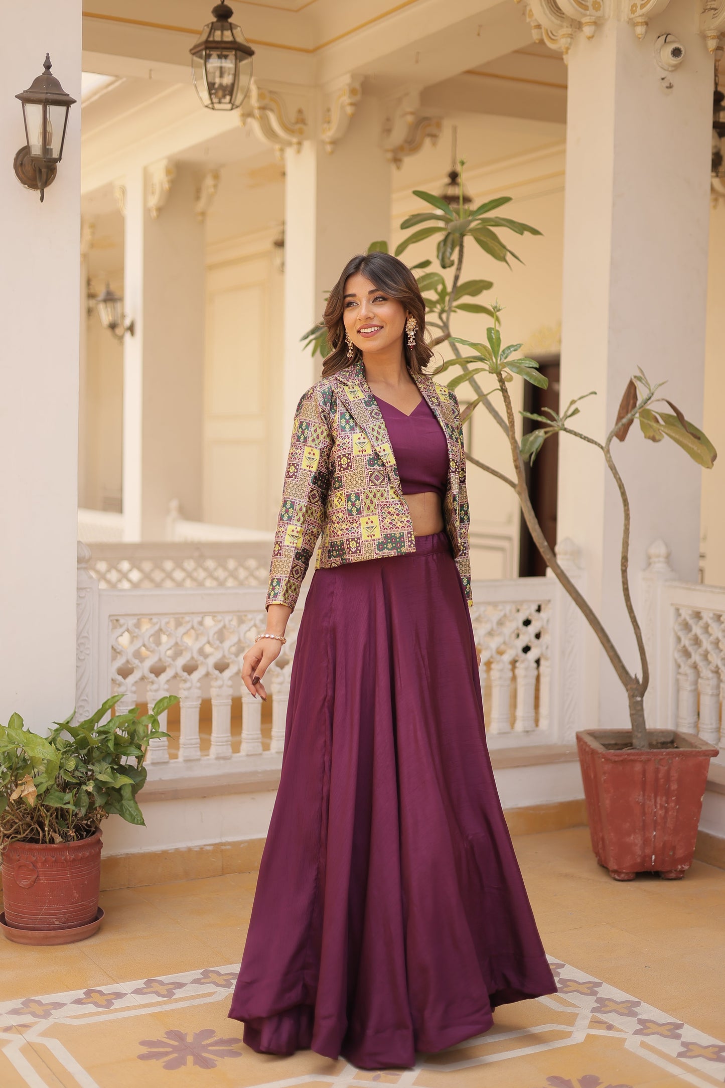 TILTON PREMIUM DESIGNER LEHENGA CHOLI WITH KOTI