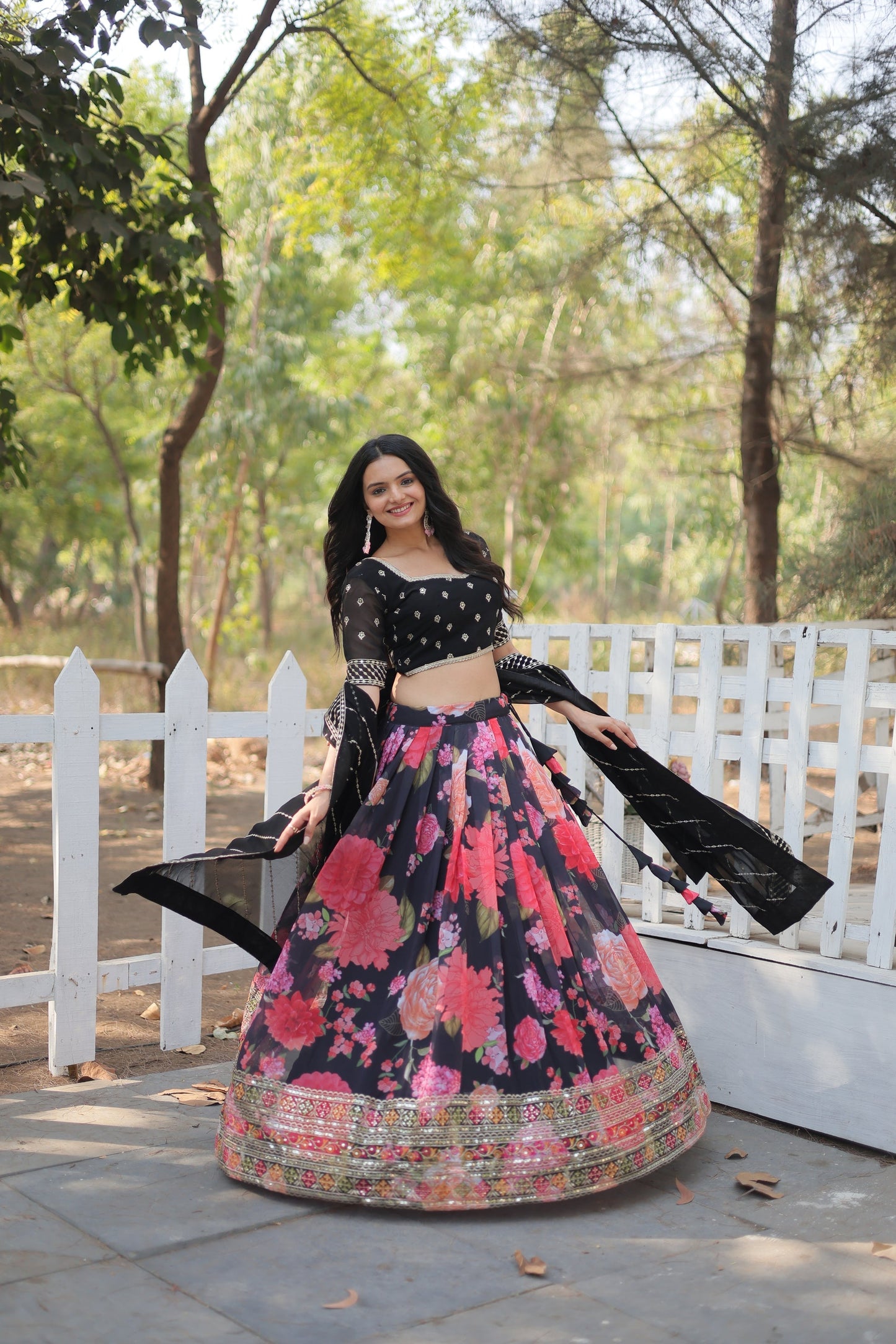 FESTIVE SPECIAL DIGITAL PRINTED LEHENGA SET (WDN105)