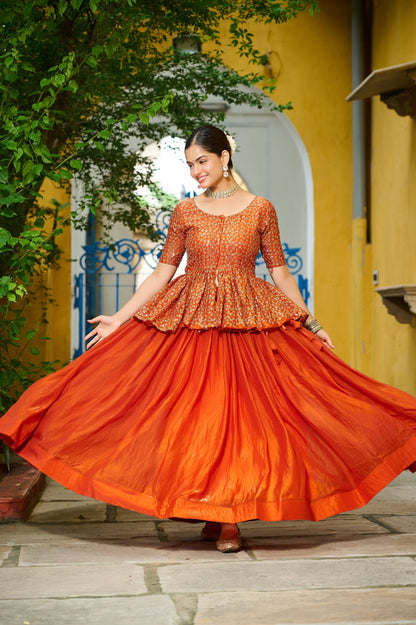 FESTIVAL SPECIAL FENDI EMBROIDERED LEHENGA CHOLI (WDN132)