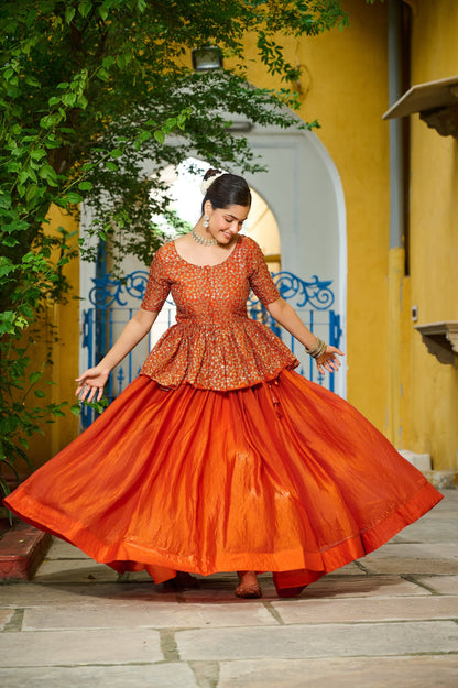 FESTIVAL SPECIAL FENDI EMBROIDERED LEHENGA CHOLI (WDN132)
