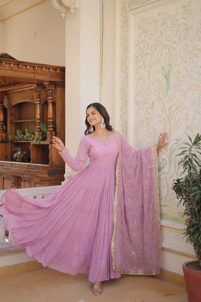 premium gown with dupatta(WD15) (02)
