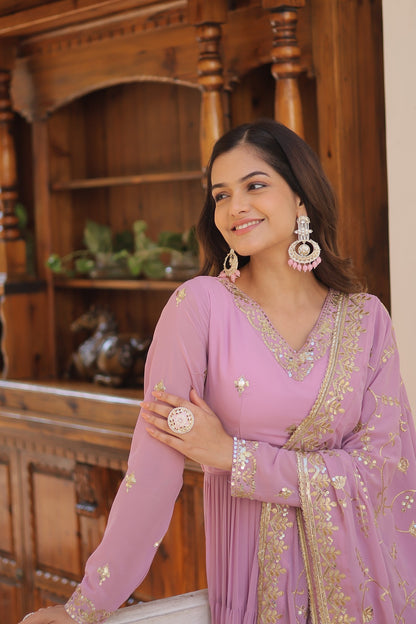 Premium gown with dupatta (WDN15)02