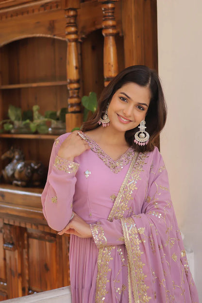 premium gown with dupatta(WD15) (02)
