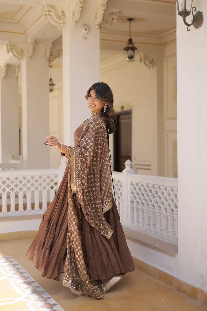 PREMIUM DESIGNER GOWN WITH DUPATTA