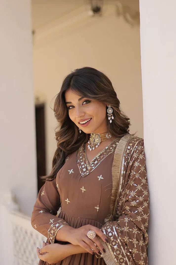 PREMIUM DESIGNER GOWN WITH DUPATTA
