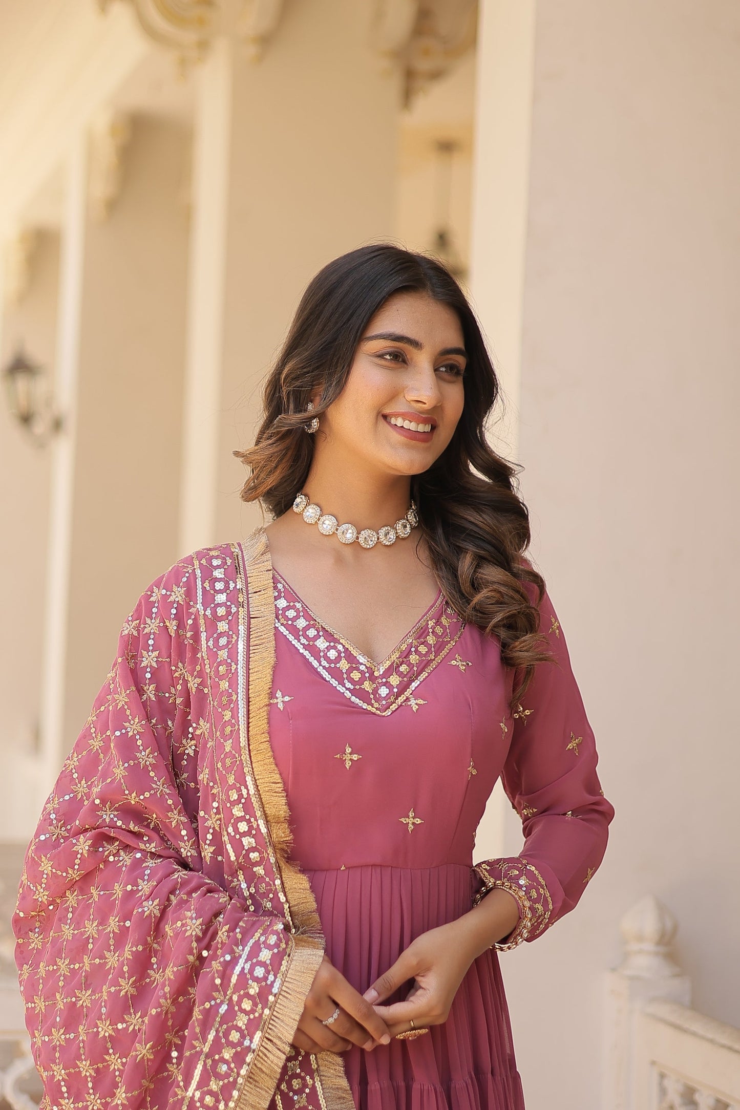 PREMIUM DESIGNER GOWN WITH DUPATTA (WDN18) 01