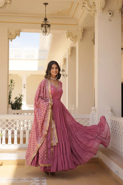 PREMIUM DESIGNER GOWN WITH DUPATTA (WD20)