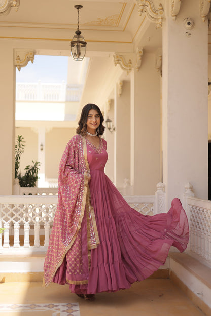 PREMIUM DESIGNER GOWN WITH DUPATTA (WDN18) 01