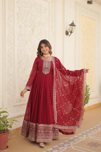 PREMIUM DESIGNER GOWN WITH DUPATTA(WD03) (04)