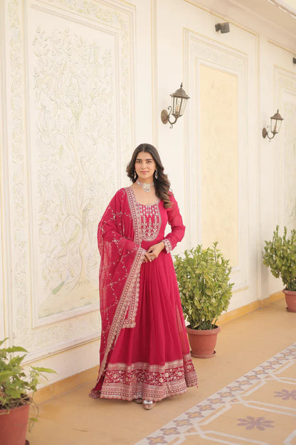 PREMIUM DESIGNER GOWN WITH DUPATTA(WD03)
