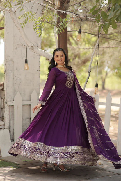 PREMIUM DESIGNER GOWN WITH DUPATTA(WD03) (03)