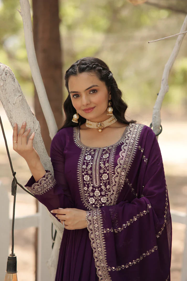 PREMIUM DESIGNER GOWN WITH DUPATTA(WD03) (03)