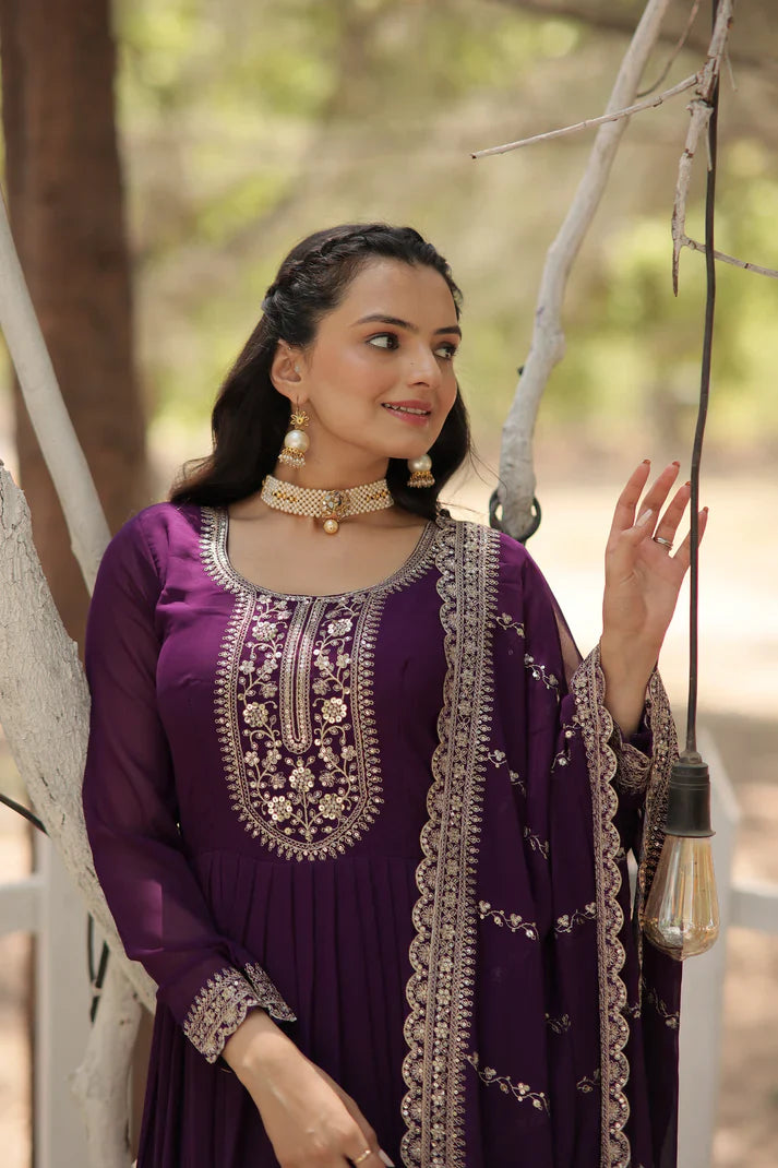 PREMIUM DESIGNER GOWN WITH DUPATTA(WD03) (03)