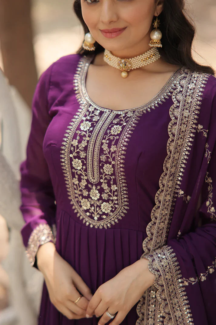 PREMIUM DESIGNER GOWN WITH DUPATTA(WD03) (03)