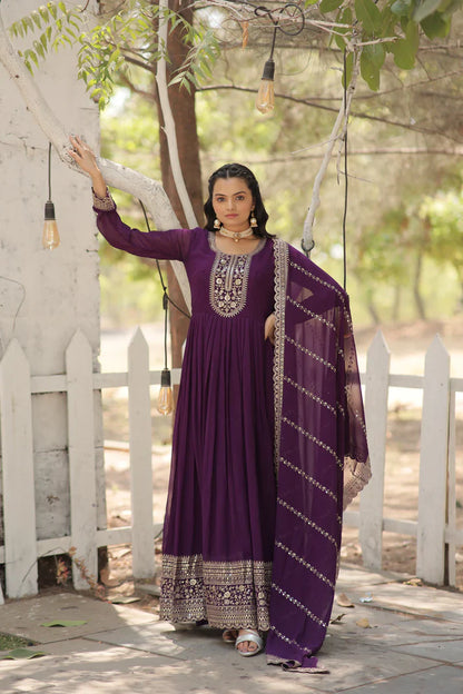 PREMIUM DESIGNER GOWN WITH DUPATTA(WD03) (03)